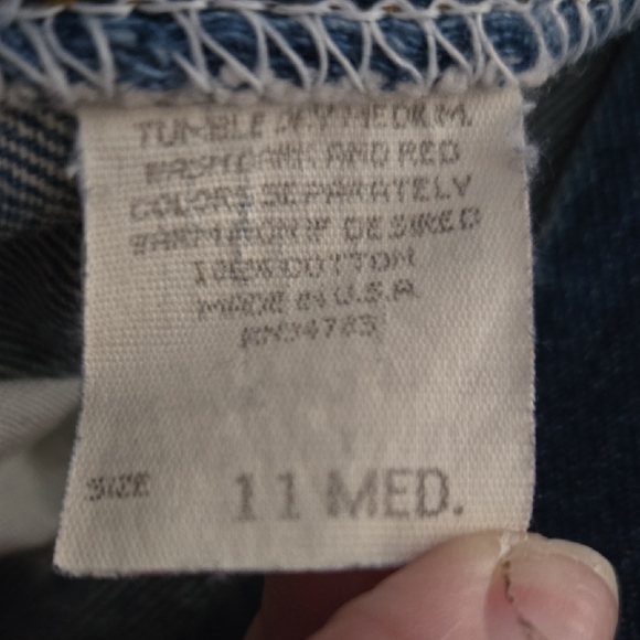 LEE MR TRUE VINTAGE 1960-70 Denim Jeans SOFT DURABLE 11 MED =8 WOM COMFY HTF - Picture 6 of 17